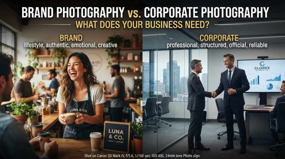 Brand Photography vs. Corporate Photography